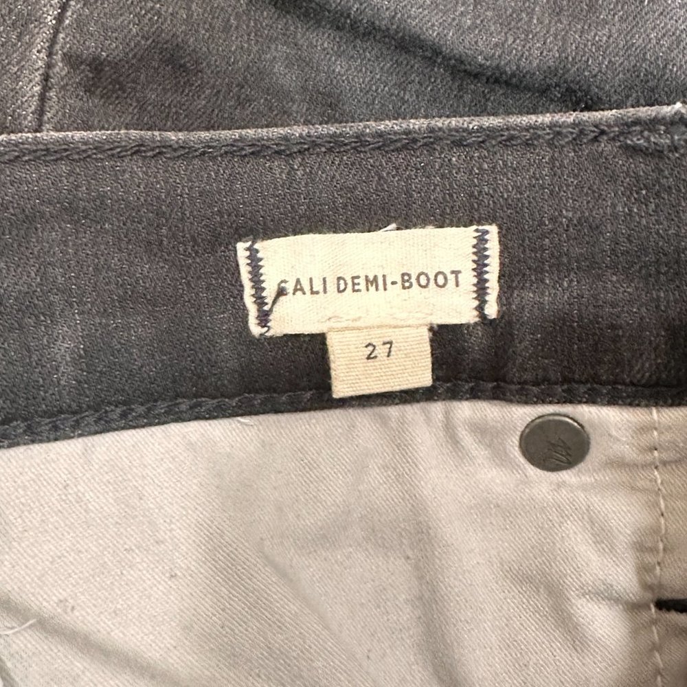 Madewell Black Wide Leg Flare Jeans - Picture 5 of 6